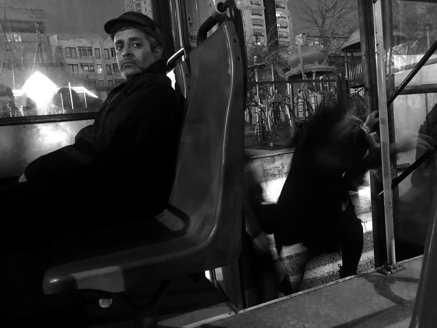 Photo Sequnce of a street scene in Tehran