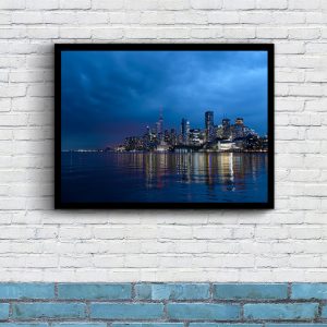 Toronto Night Scene Wall Art Print