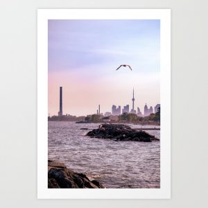Toronto city at sunset fine art print